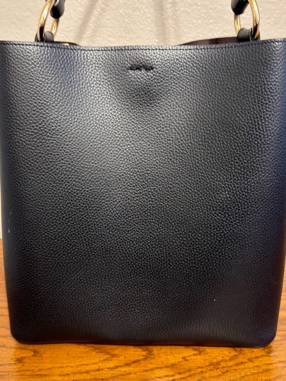 Coach Black Pebbled Leather Bucket Bag - Picture 2 of 5
